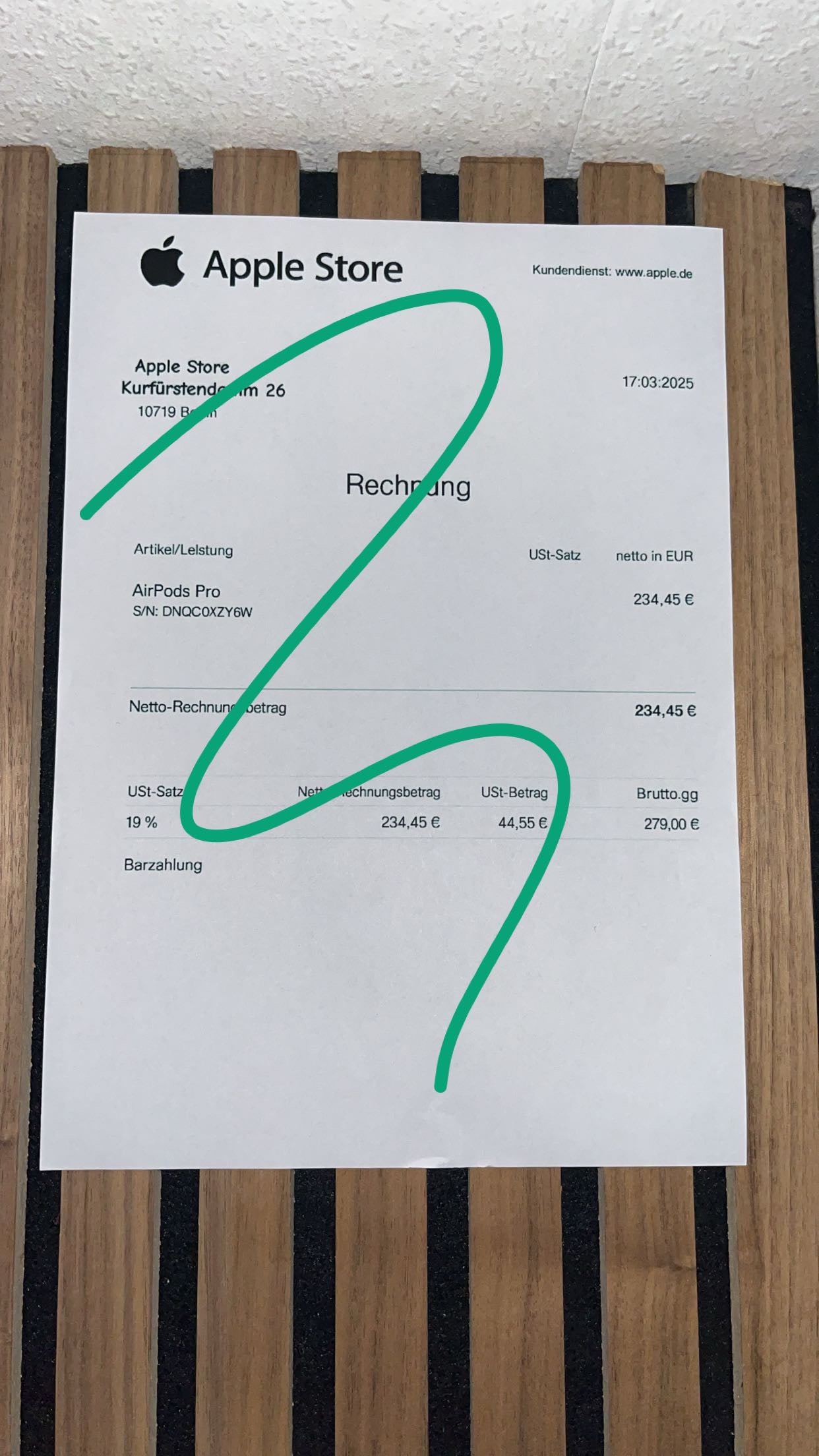AIRPODS PRO GEN.2 RECHNUNG