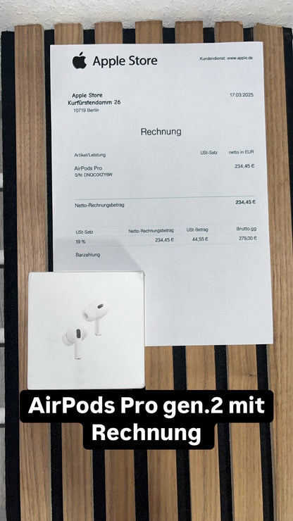 AIRPODS PRO GEN.2 MIT RECHNUNG